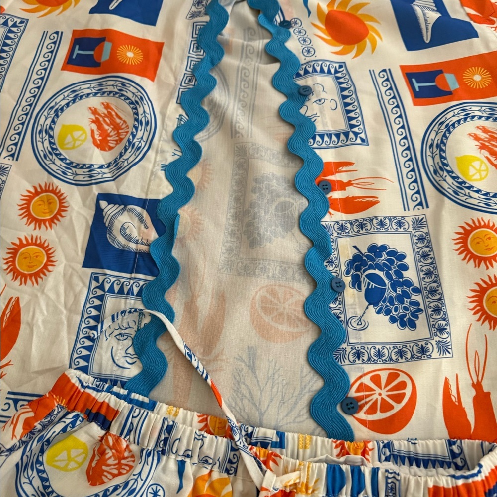 Commense Vibrant Patterned Swim Coverup